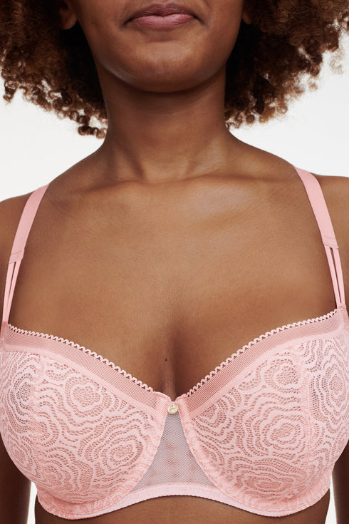 Chantelle C Jolie Lace Unlined Demi Bra